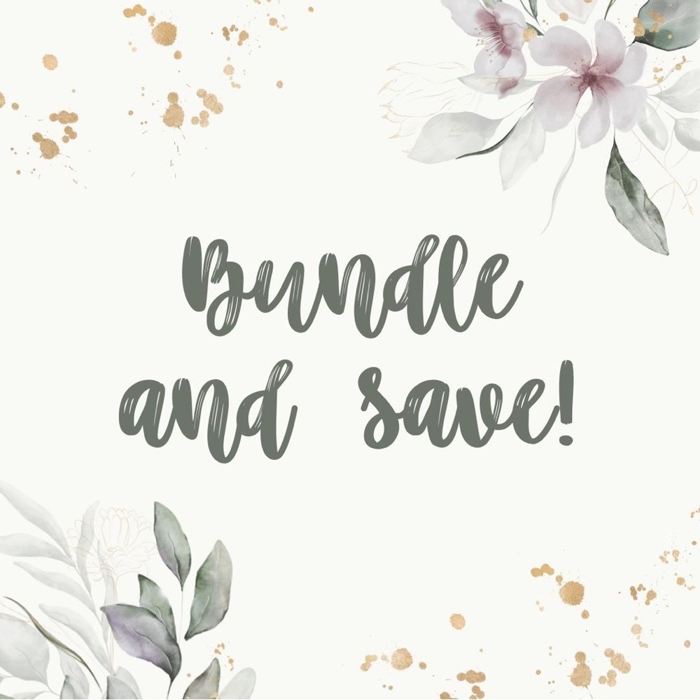 Bundle and Save!😉